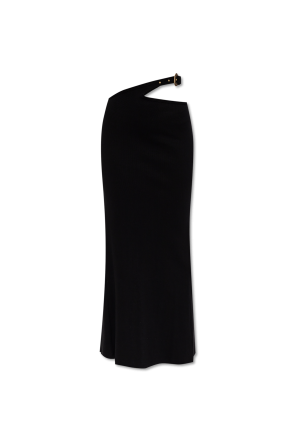 Black Skirt with side draping Alaïa - Vitkac AS